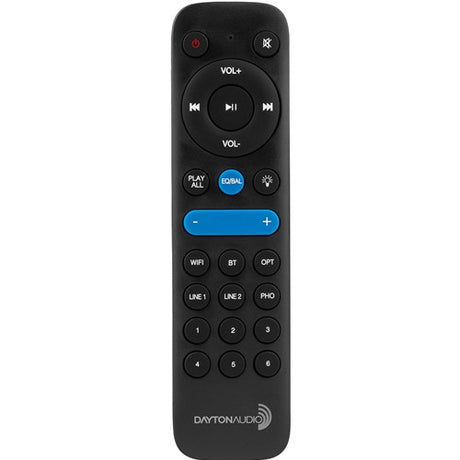 Daytonaudio WF150A, stiprintuvas su tinklo grotuvu - Pultelis