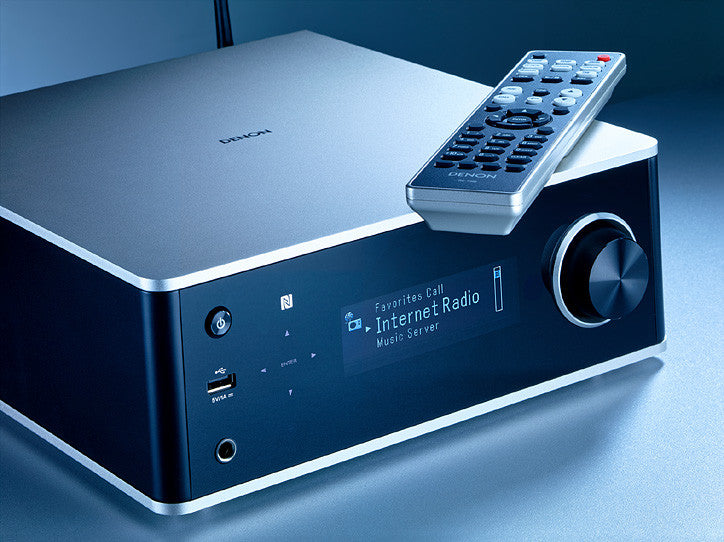 Tinklinis garso grotuvas DENON DRA-100, 2x70W Tinklo grotuvai Denon AUTOGARSAS.LT