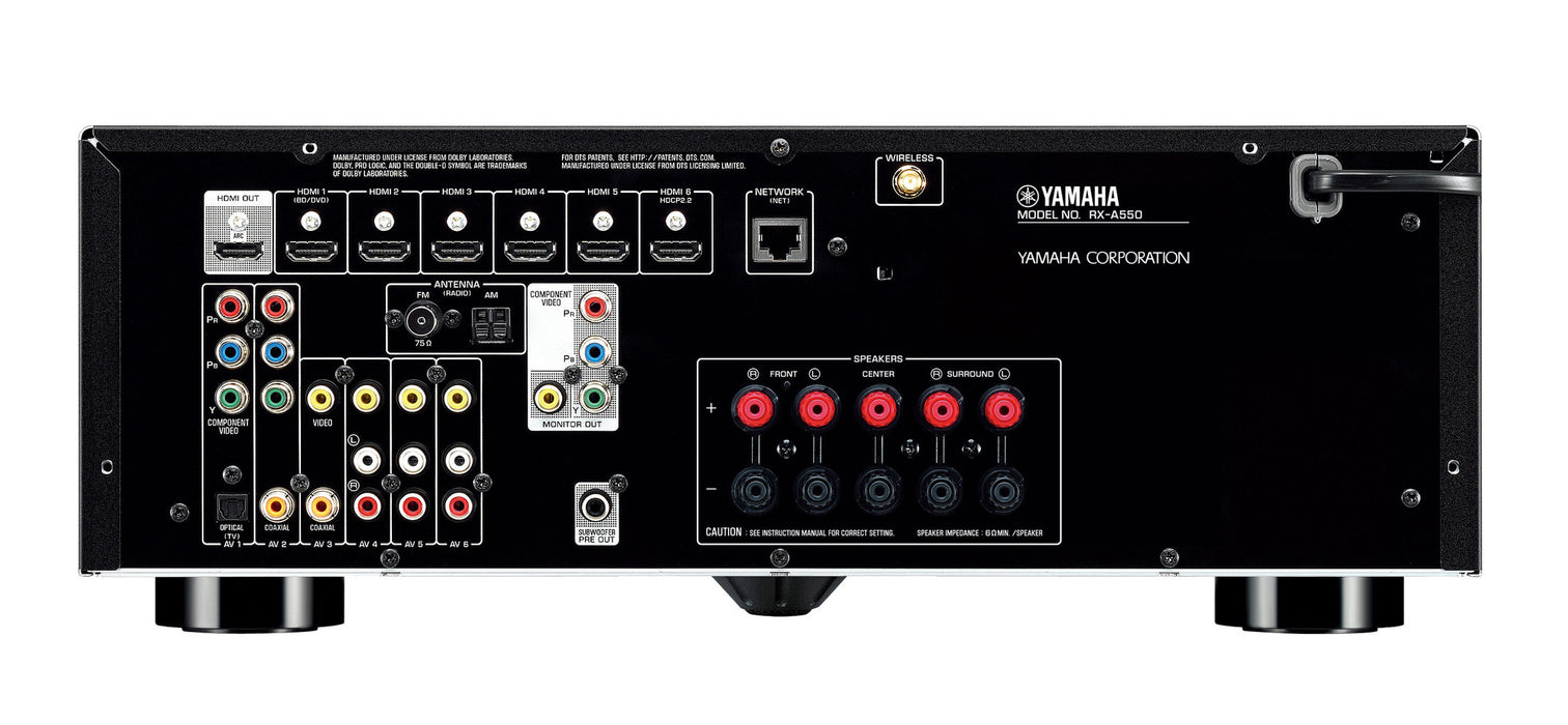 Tinklinis AV resyveris Yamaha AVENTAGE RX-A550 5.1 MusicCast Namu kinas Yamaha AUTOGARSAS.LT