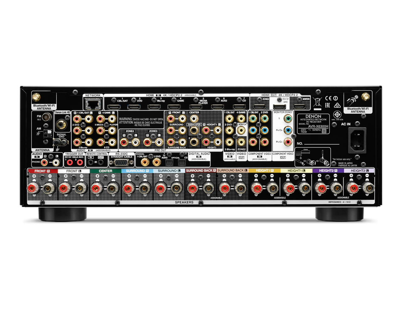 Tinklinis AV resyveris Denon AVR-X6300H 11.2, 11x205W Namu kinas Denon AUTOGARSAS.LT