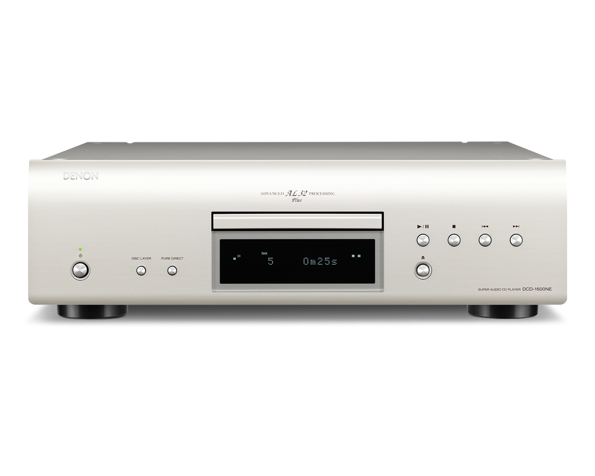 Denon DCD-1600NE, CD/SACD Diskų grotuvas- sidabrinis