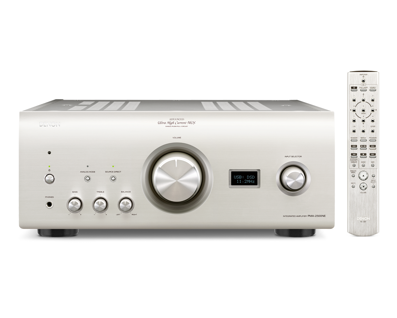 Integruotas stereo stiprintuvas Denon PMA-2500NE, 2x160W, USB-DAC Stereo Denon AUTOGARSAS.LT