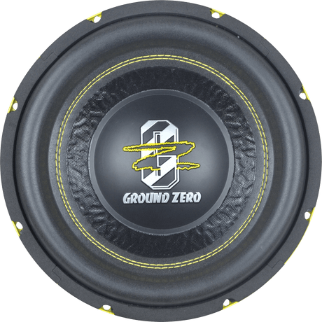 Ground Zero GZIW 10SPL, automobilinis žemų dažnių garsiakalbis- priekis