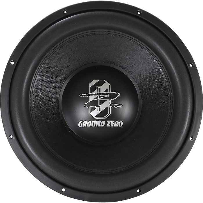 Ground Zero GZRW 38-D2, automobilinis žemų dažnių garsiakalbis- priekis
