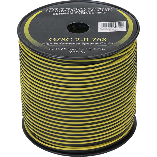 Ground Zero GZSC 2-0.75X, garsiakalbio kabelis