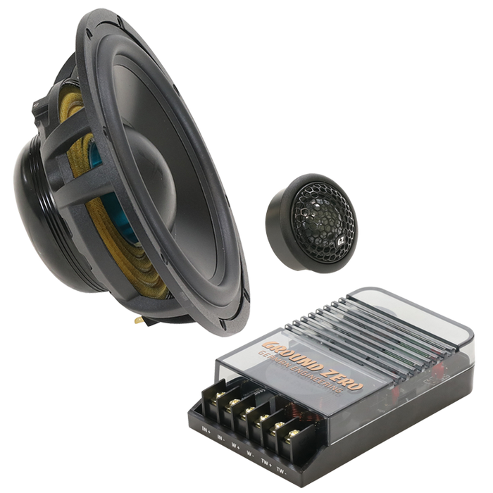 Ground Zero GZUC 165.2SQ, komponentinė automobilinių garsiakalbių sistema