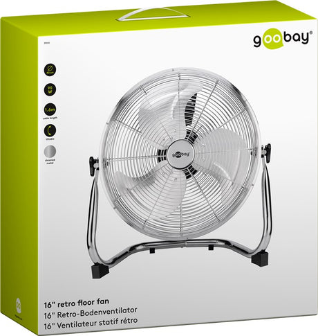 Goobay 16 colių RETRO stiliaus ventiliatorius