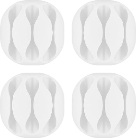 Goobay 3-jų taškų USB kabelių laikiklis (įvairių spalvų)