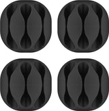 Goobay 3-jų taškų USB kabelių laikiklis (įvairių spalvų)