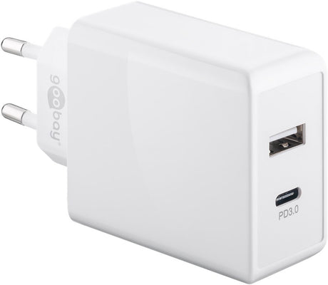 Goobay Dual USB-C™ PD, greito įkrovimo krovilis