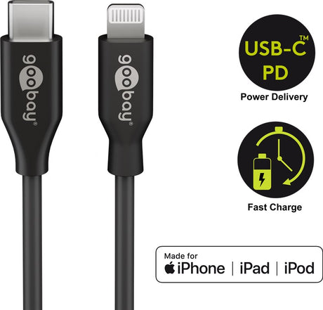 Goobay Lightning - USB-C™, greito įkrovimo kabelis