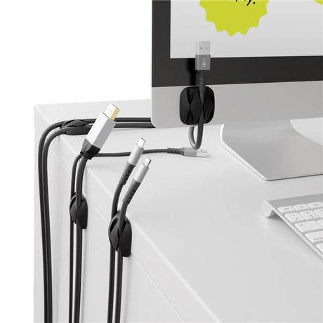 Goobay USB kabelių laikiklis (įvairių spalvų)