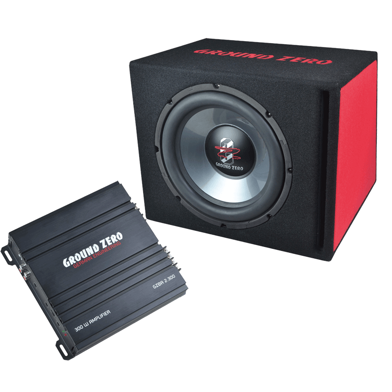 Ground Zero GZ BASS KIT 12.300, 300W garsiakalbių rinkinys