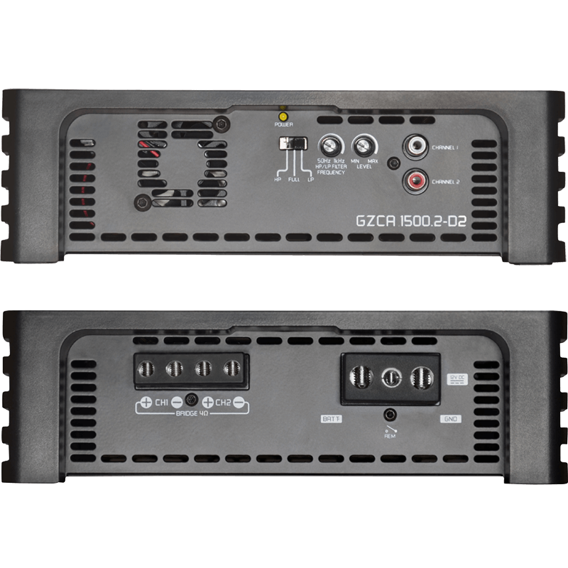 Ground Zero GZCA 1500.2-D2, Competition serijos SPL automobilinis garso stiprintuvas