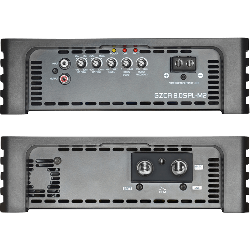 Ground Zero GZCA 8.0SPL-M2, Competition serijos SPL automobilinis garso stiprintuvas