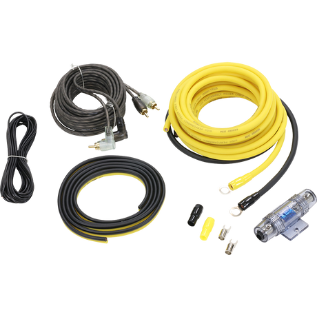 Ground Zero GZPK 10XLC-II, 10 mm² CCA maitinimo kabelio montavimo rinkinys