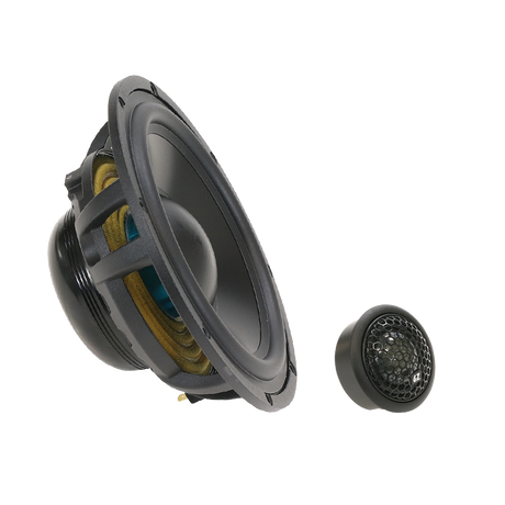 Ground Zero GZUC 165.2SQ-ACT, 2-jų juostų komponentiniai garsiakalbiai