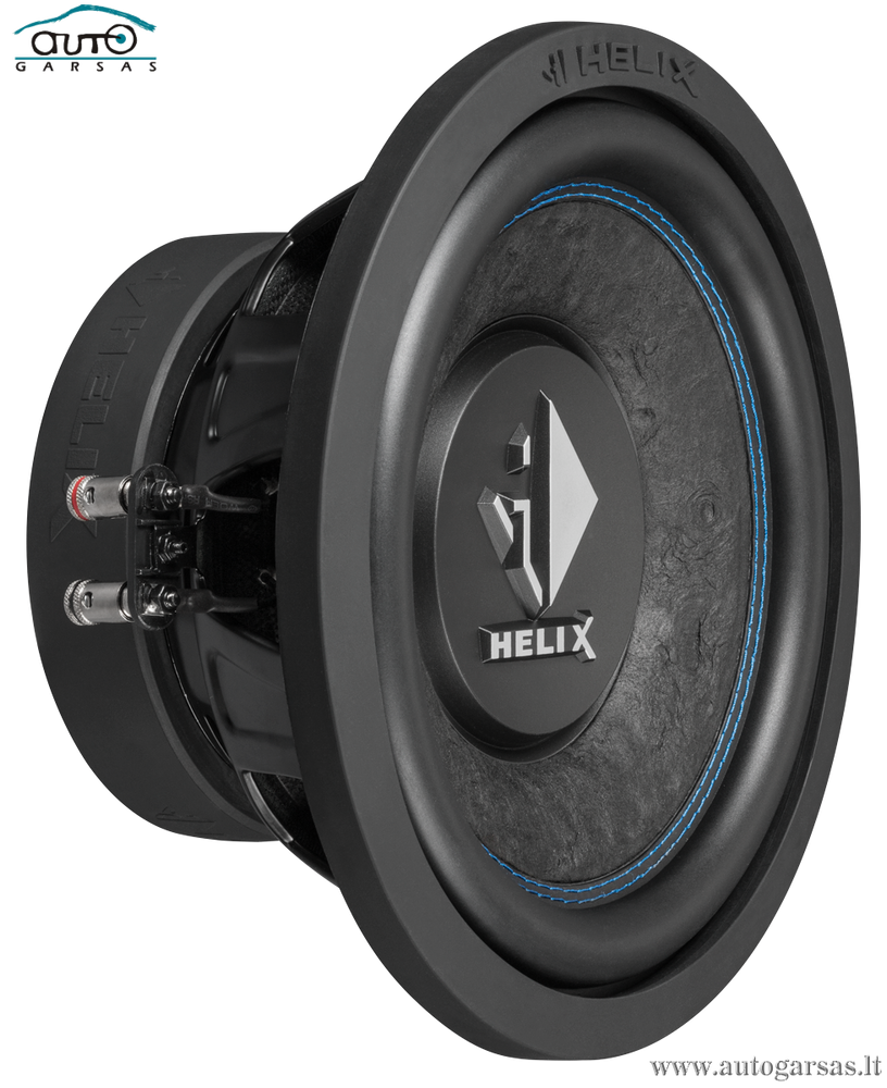 Žemų dažnių garsiakalbis Helix K10W, 600W, 25cm Garsiakalbiai Helix AUTOGARSAS.LT