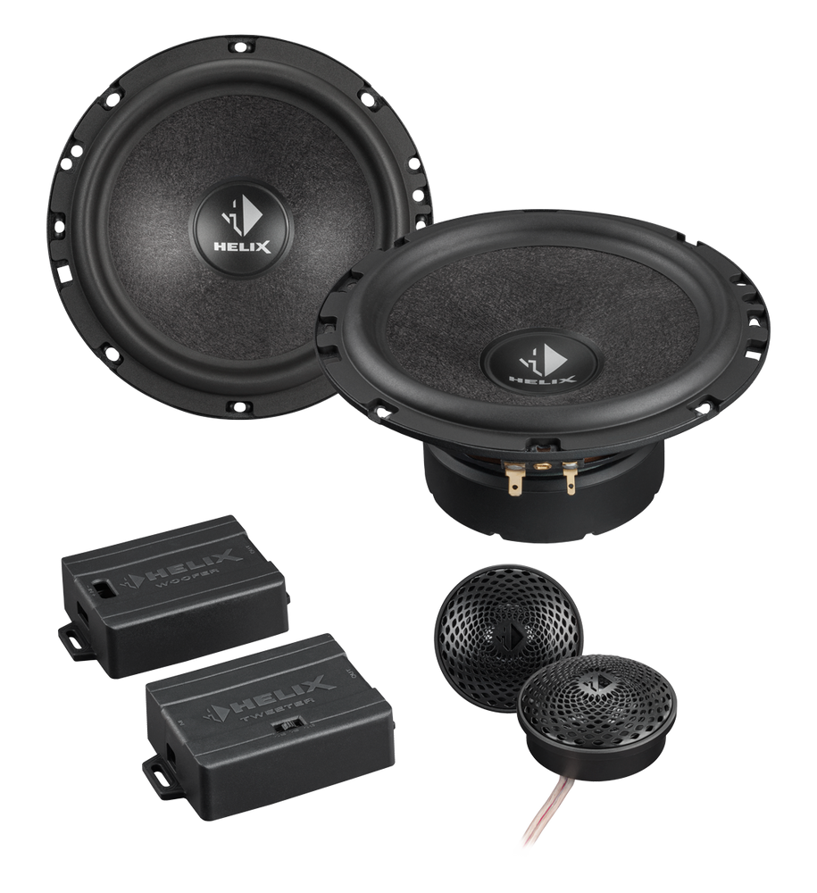 Garsiakalbiai Helix S 62C, 200W, komponentiniai, 2-jų juostų Garsiakalbiai Helix AUTOGARSAS.LT