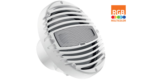 Hertz HMX 8 LD / C, 8.8” Marine Hi-End koaksialiniai garsiakalbiai 200W, su RGB LED apšvietimu