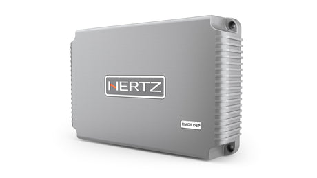 Hertz HMD8 DSP 24V, Vandens transportui skirtas garso stiprintuvas - šonas