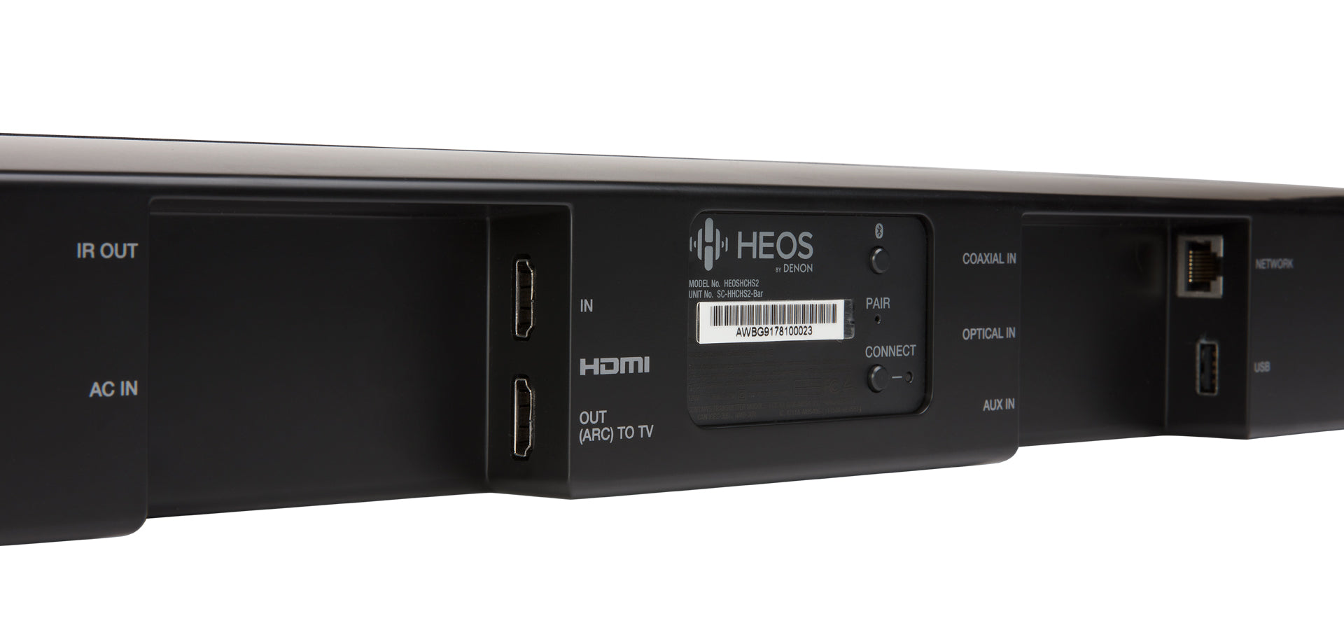 Denon HEOS HOME CINEMA HS2 SoundBaras su bevieliu žemų dažnių garsiakalbiu Namu kinas Denon AUTOGARSAS.LT