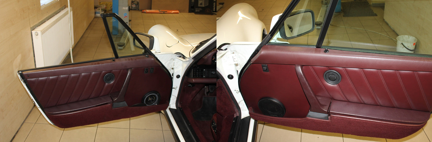 Porsche Carrera garso aparatūra