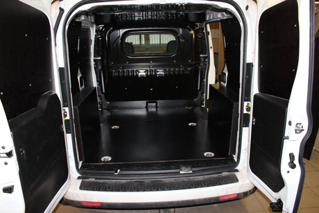Fiat Diablo cargo area lining with wood 