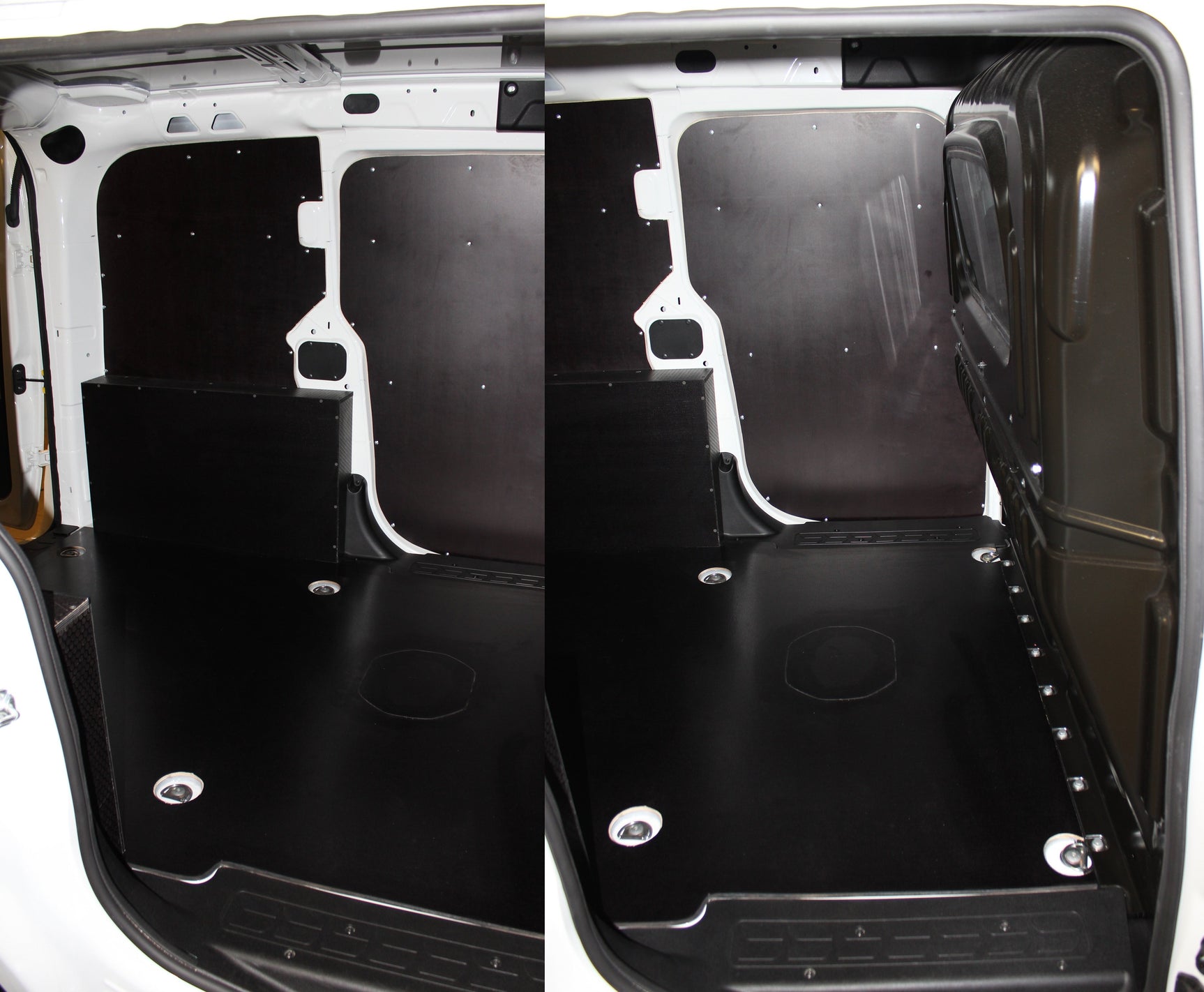 Fiat Diablo cargo area lining with wood 