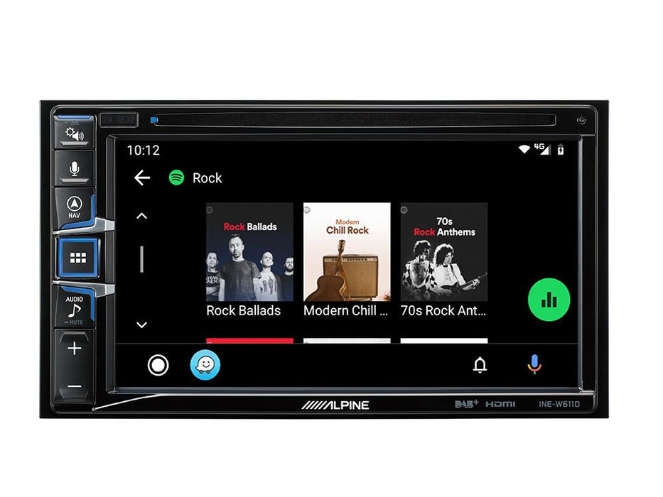 Multimedija automobiliui Alpine INE-W611D, 2-DIN, USB, BLUETOOTH, Apple CarPlay, Android Auto, DAB+ Multimedija Alpine AUTOGARSAS.LT