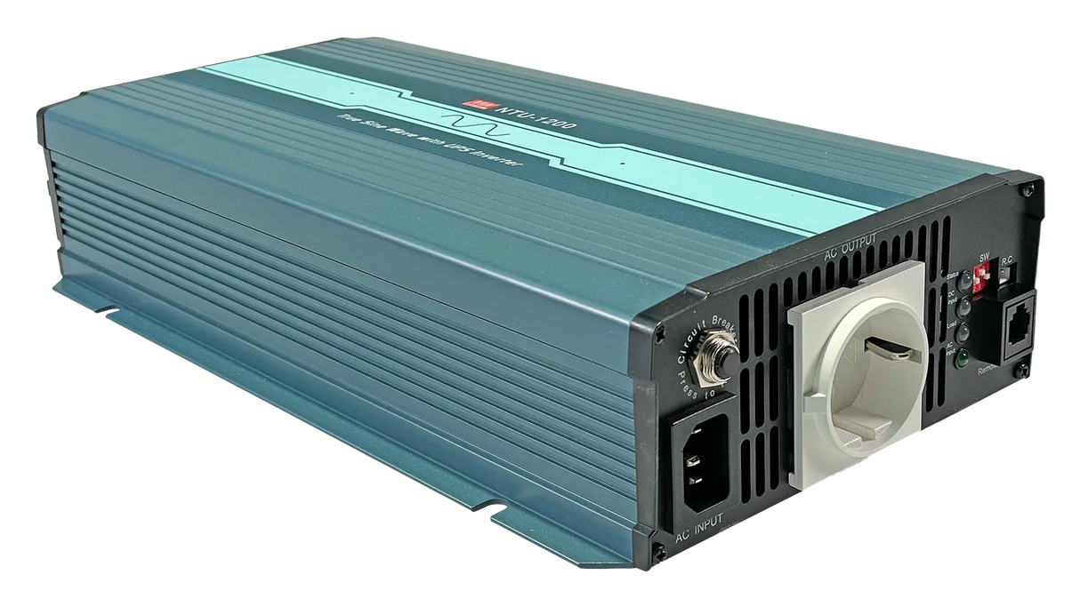 Įtampos keitiklis 12Vdc/230Vac 1700W(3400W) su sinusine išėjimo įtampa ir UPS funkcija