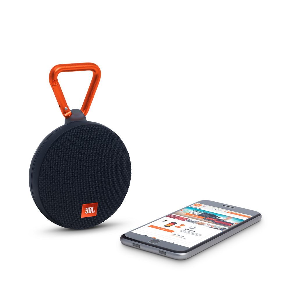 Belaidė garso kolonėlė JBL CLIP 2 su Bluetooth, atspari drėgmei Kolonėlės JBL AUTOGARSAS.LT