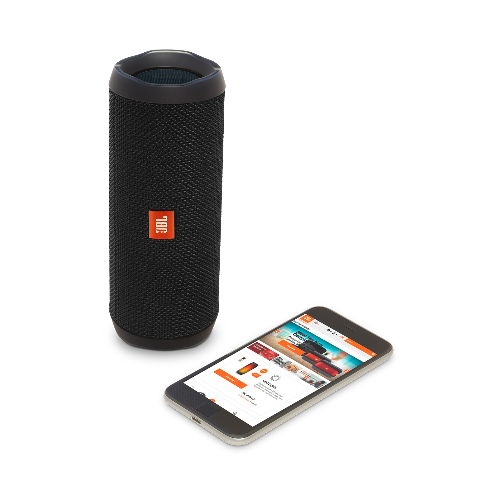 Belaidė garso kolonėlė JBL Flip 4 su Bluetooth, atspari vandeniui Kolonėlės JBL AUTOGARSAS.LT