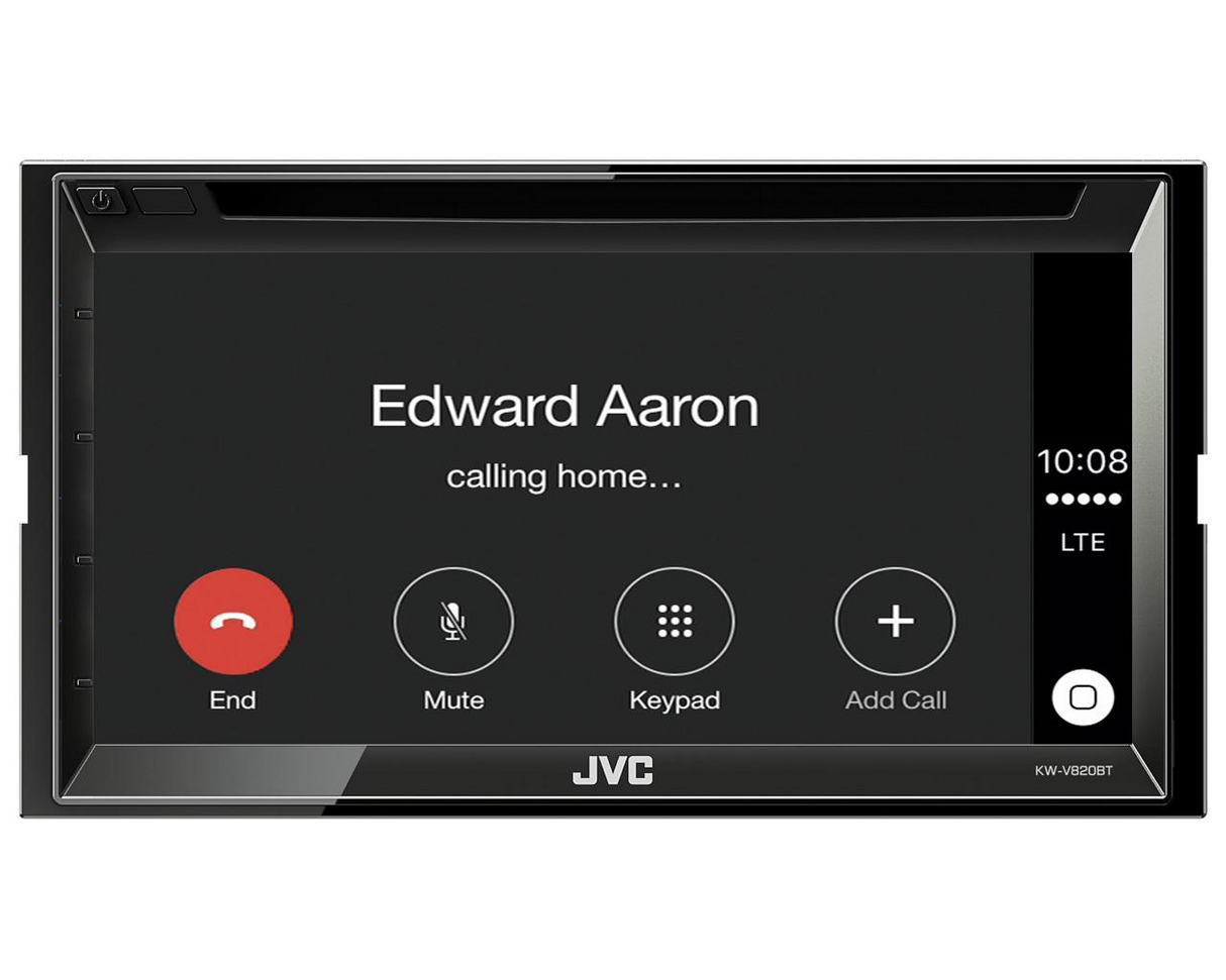 Multimedija automobiliui JVC KW-V820BT, 2-DIN, DVD, CD, USB, BLUETOOTH, Apple CarPlay Multimedija JVC AUTOGARSAS.LT