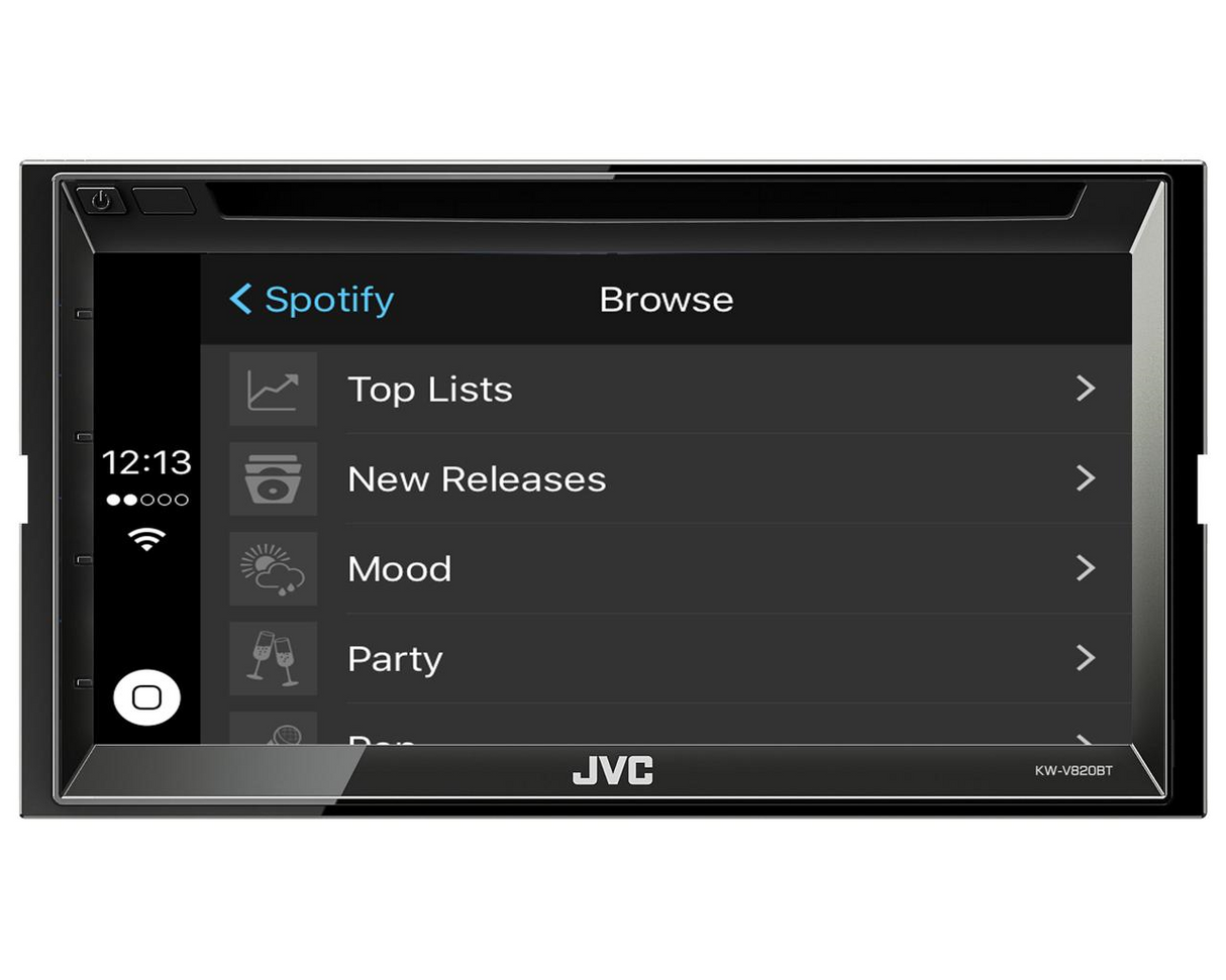Multimedija automobiliui JVC KW-V820BT, 2-DIN, DVD, CD, USB, BLUETOOTH, Apple CarPlay Multimedija JVC AUTOGARSAS.LT