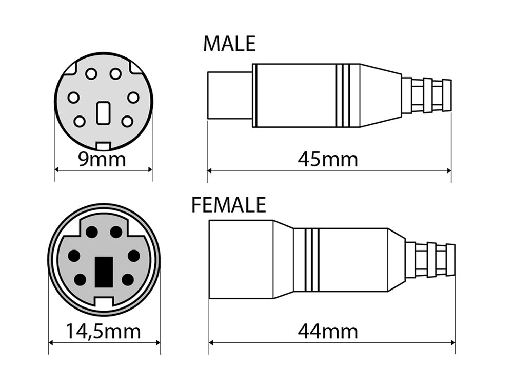 Alpine KWE-CAM5D, kameros adapteris skirtas autobusiukams ir kemperiams- schema