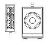 Audiophony MOJO2200CURVE, galinga išlenkto masyvo garso sistema su DSP
