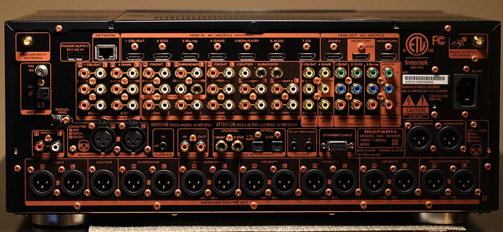 Marantz AV8805A, A/V Pradinis Stiprintuvas- galas