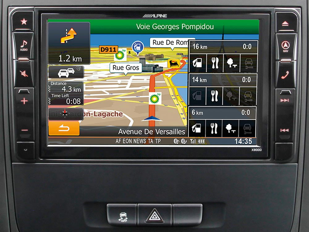 Navigacinė sistema Alpine X800D-V447, skirta Benz Vito 447 GPS navigacija Alpine AUTOGARSAS.LT