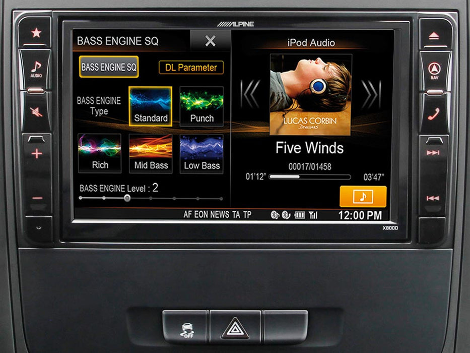 Navigacinė sistema Alpine X800D-V447, skirta Benz Vito 447 GPS navigacija Alpine AUTOGARSAS.LT