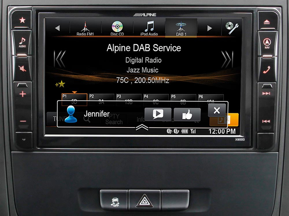 Navigacinė sistema Alpine X800D-V447, skirta Benz Vito 447 GPS navigacija Alpine AUTOGARSAS.LT