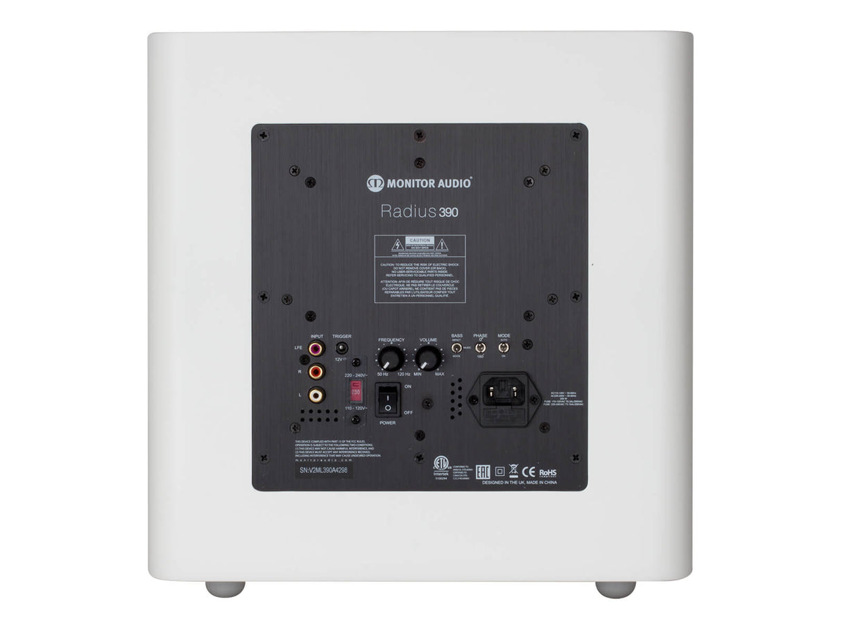 Monitor Audio Radius 390. žemų dažnių garso kolonėlė (įvairių spalvų) - Galas