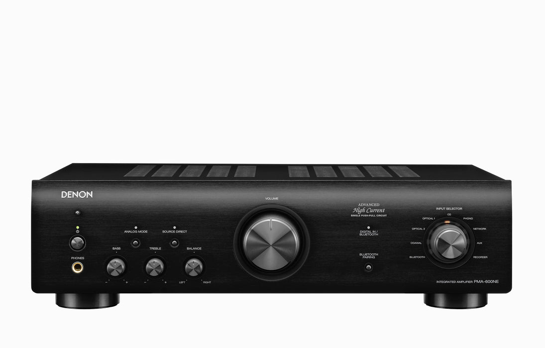 Denon PMA-600NE, integruotas stiprintuvas (įvairių spalvų)- juodas