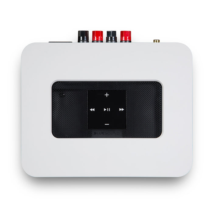 Bluesound POWERNODE 2i (Su HDMI), belaidis garso stiprintuvas (įvairių spalvų) - Balta viršus