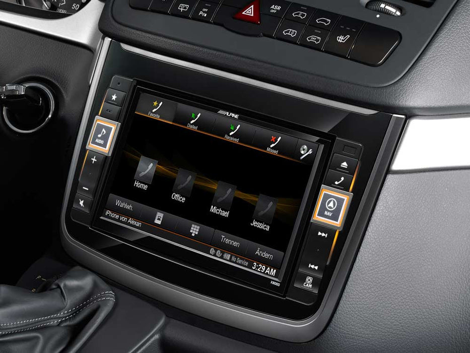Navigacinė sistema Alpine X800D-V, skirta Benz Vito V639 ir Viano W639 GPS navigacija Alpine AUTOGARSAS.LT