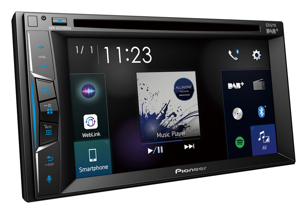 Pioneer AVH-A3200DAB, automobilinė multimedija