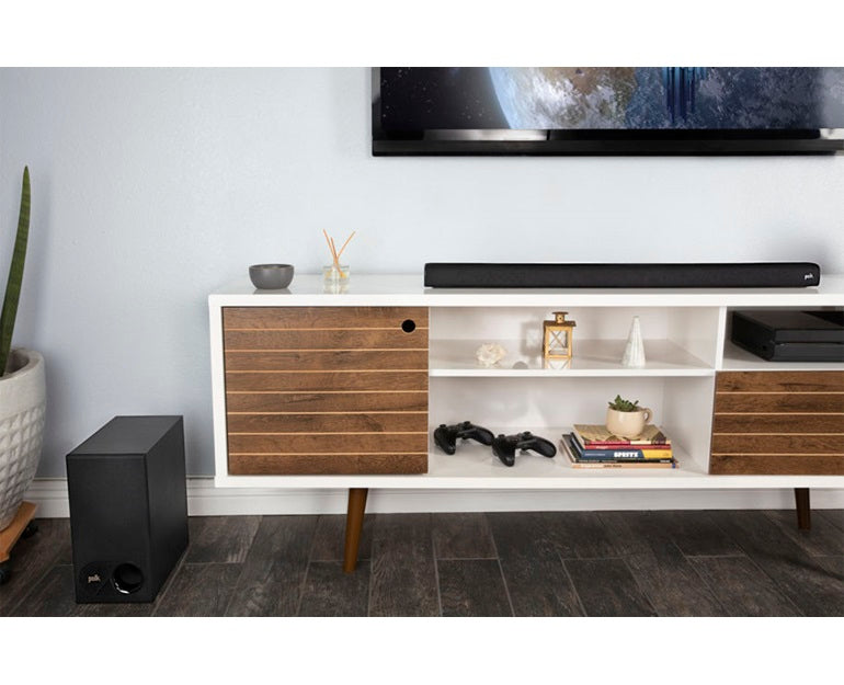 Polk Audio SIGNA S2 soundbar-as TV garso kolonėlė ir žemų dažnių garsiakalbis, HDMI, Bluetooth, AUX, Toslink Namu kinas Polk Audio AUTOGARSAS.LT