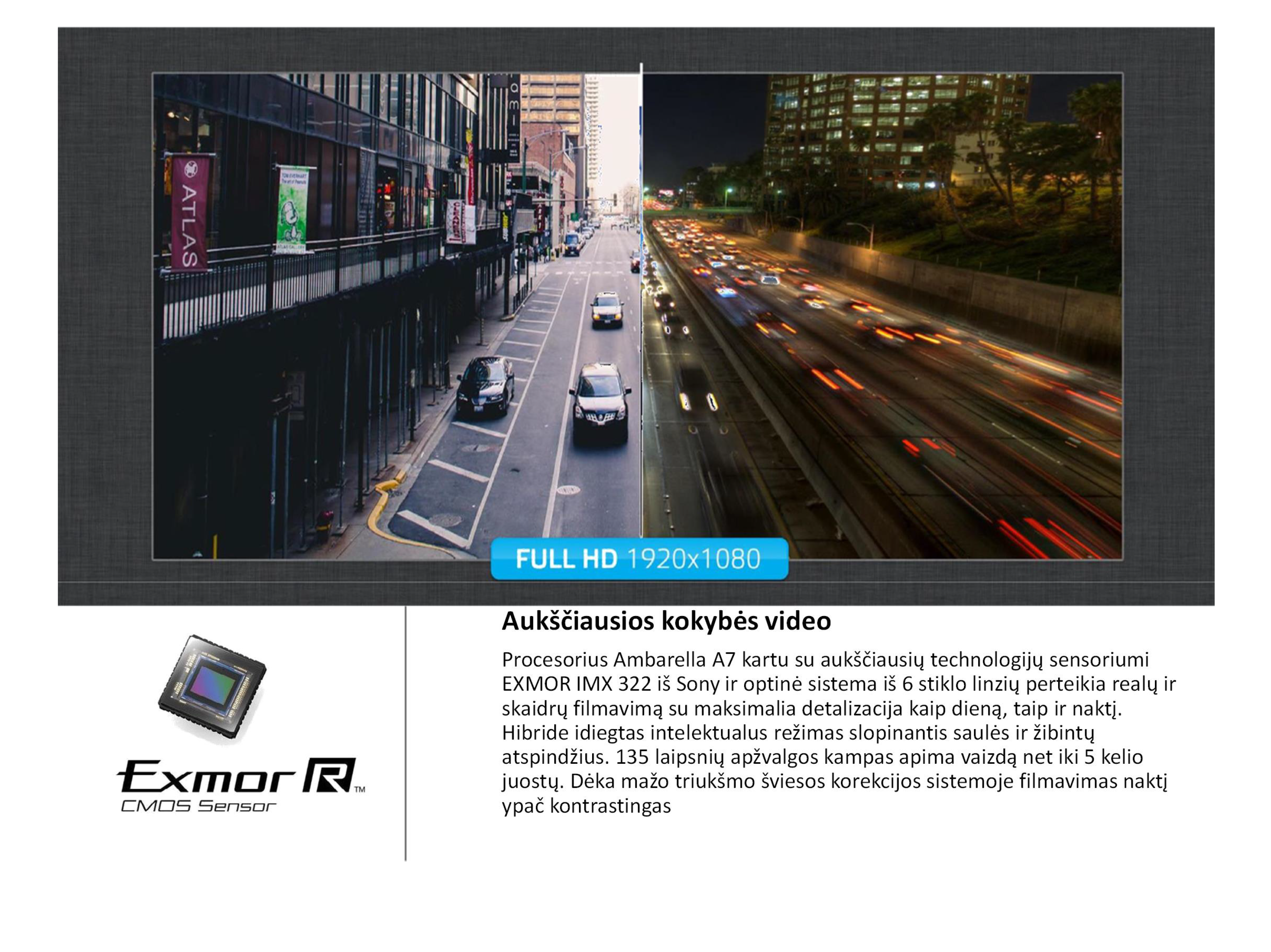 Radaro detektorius-Vaizdo registratorius Neoline HYBRID X-COP 9000 Vaizdo registratoriai - radarų detektoriai Neoline AUTOGARSAS.LT