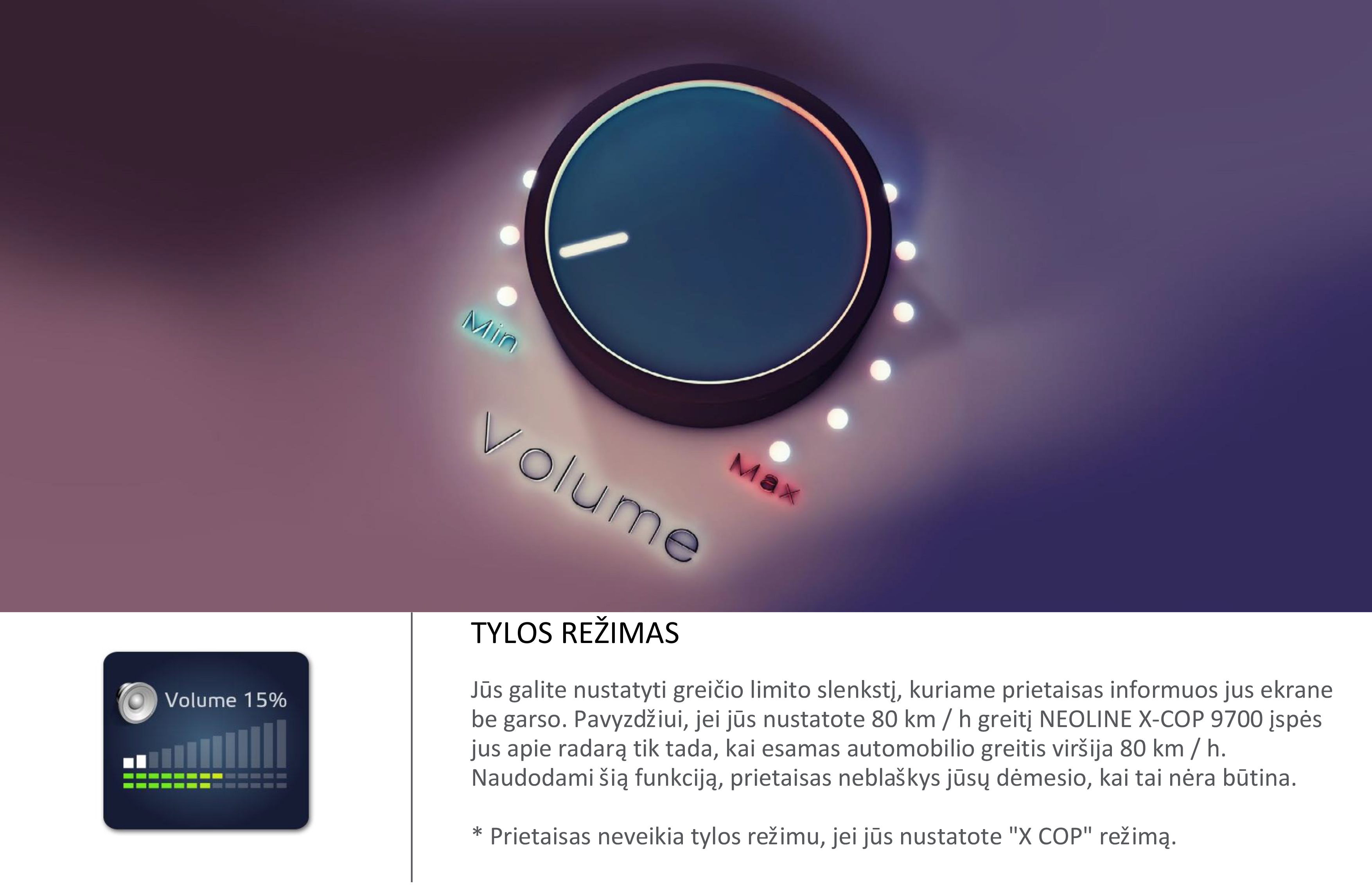 Radaro detektorius-Vaizdo registratorius Neoline X-COP 9700 LT kalba (+nemokamas montavimas) Vaizdo registratoriai - radarų detektoriai Neoline AUTOGARSAS.LT