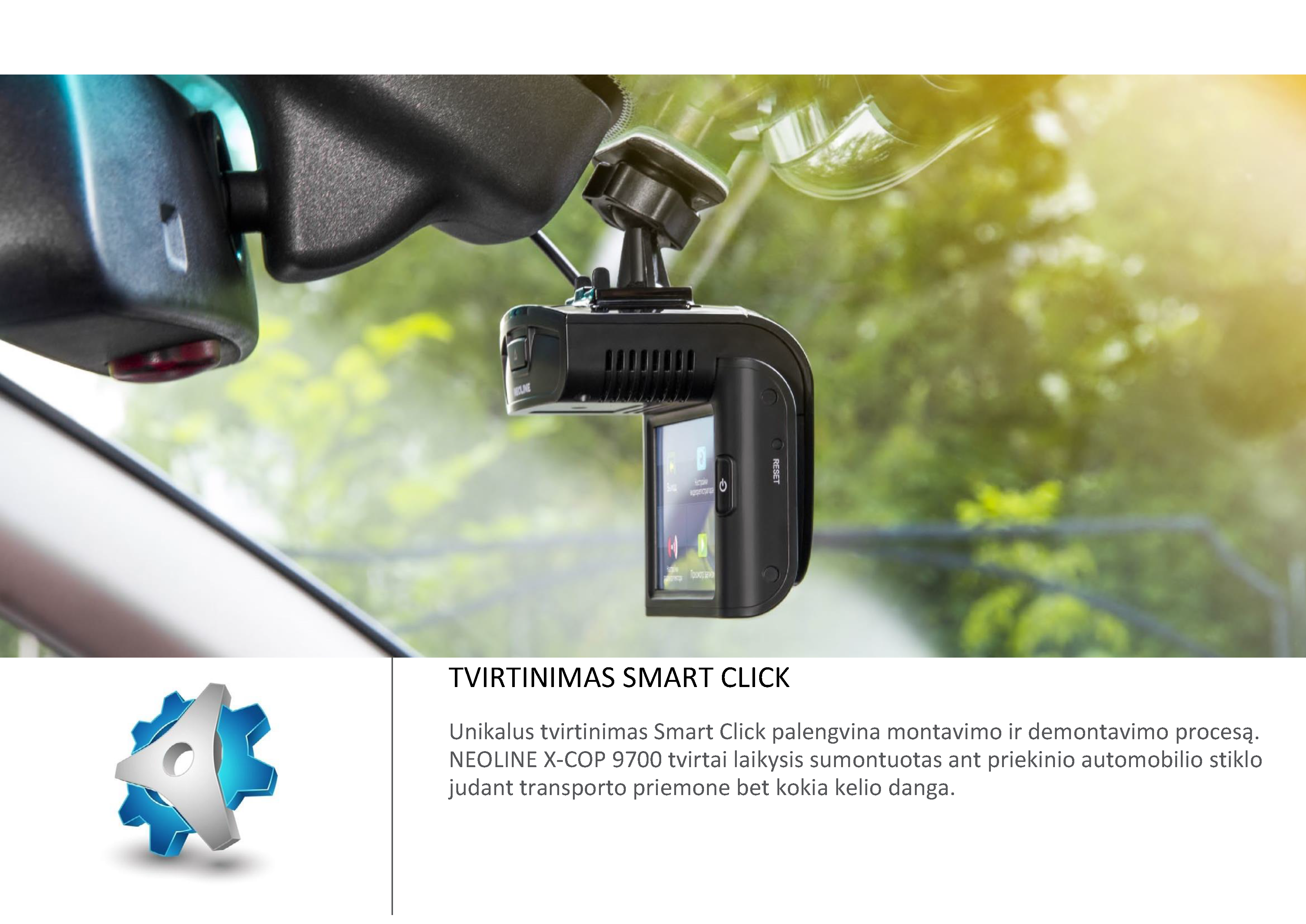 Radaro detektorius-Vaizdo registratorius Neoline X-COP 9700 LT kalba (+nemokamas montavimas) Vaizdo registratoriai - radarų detektoriai Neoline AUTOGARSAS.LT